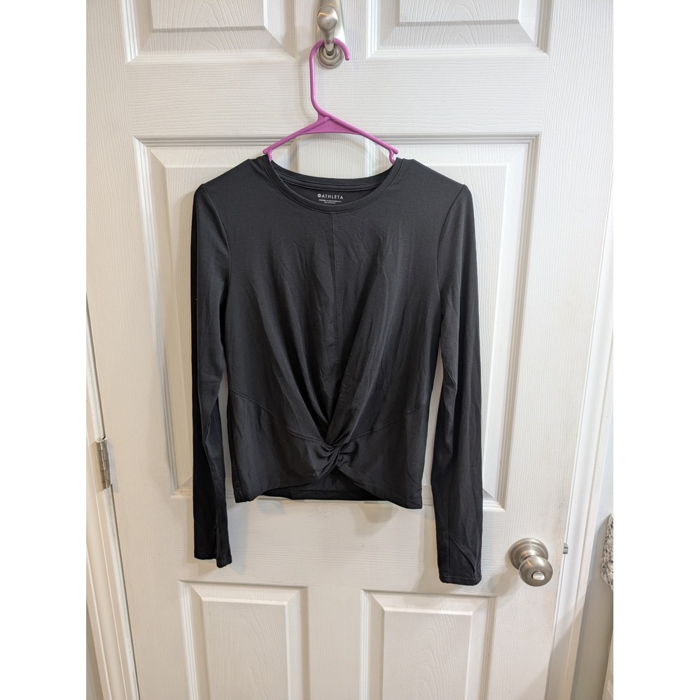 Athleta Essence Twist Front Long Sleeve Athletic‎ Top Women's - Size S